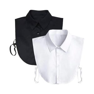 TopCollar, női ing gallér (fekete és fehér)