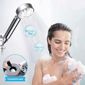 DoubleShower, prémium kétoldalú zuhanyfej szappantöltéssel