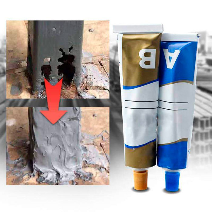 GlueStar, kétkomponensű ragasztó hideg hegesztéshez és egyszerű javításokhoz (2 tubus)