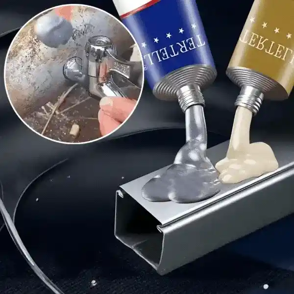 GlueStar, kétkomponensű ragasztó hideg hegesztéshez és egyszerű javításokhoz (2 tubus)